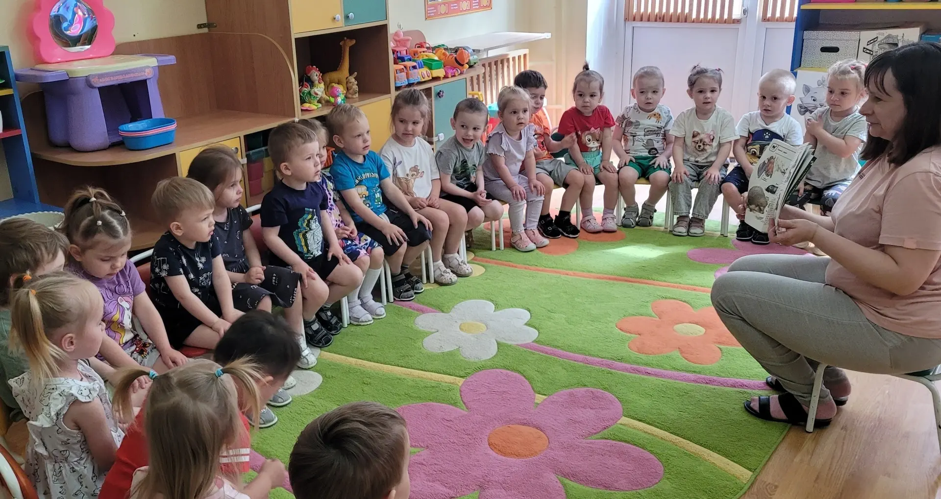 ✨️ У самых маленьких воспитанников группы "Улыбка" прошло тематическое занятие "День ёж...