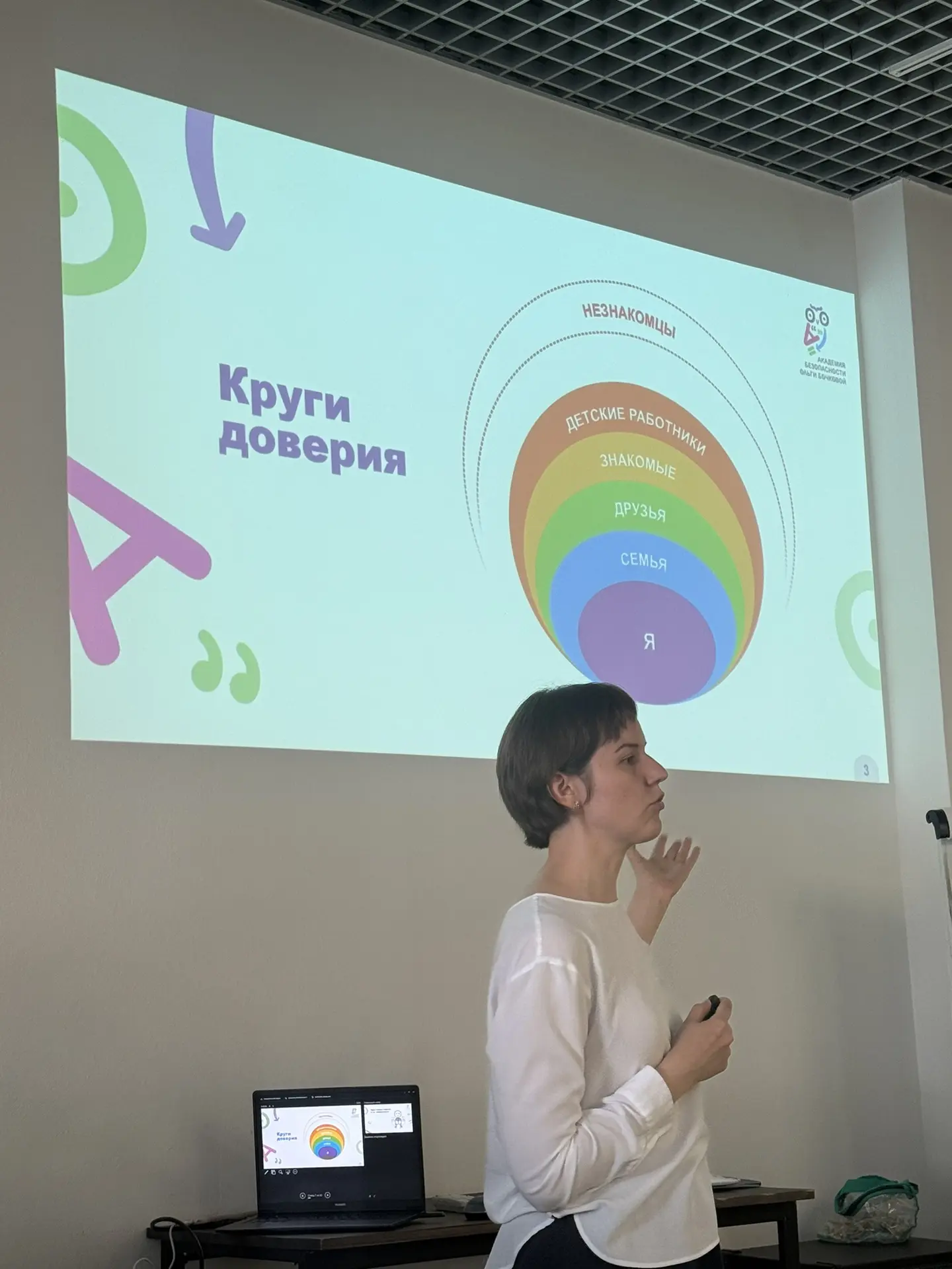 Вчера были с детьми на очень интересном тренинге по безопасности в городе. 

На тренинге дети разбир