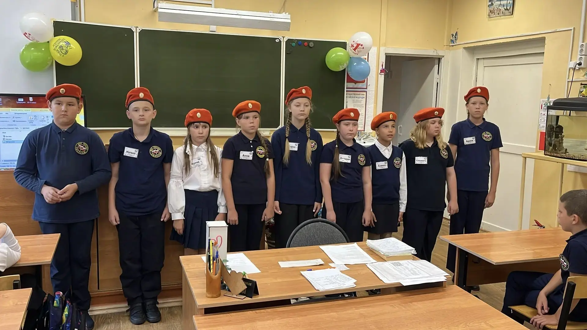 3 сентября в 5 «Б» кадетском классе МБОУ СОШ № 1 г. Костромы прошёл классный час, посвя...