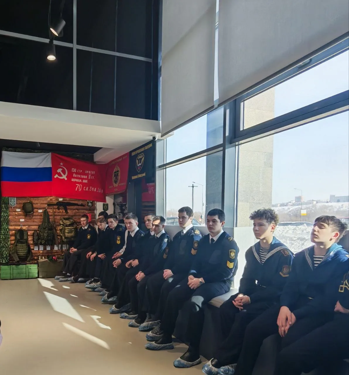 🇷🇺МУЖЕСТВО И ПАМЯТЬ: ЭКСКУРСИЯ  В МУЗЕЙ СВО ДЛЯ КУРСАНТОВ НРУ И ВГУВТ ОТ ПРОФСОЮЗНОГО КОМИТЕТА ОБУЧА
