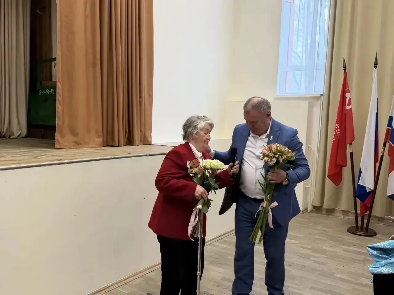 В школьном отделении № 1 прошло праздничное мероприятие, приуроченное к 81-й годовщине Победы в Вели