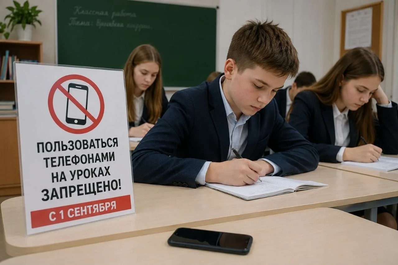 📵 Телефоны на уроках официально запретят с 1 сентября