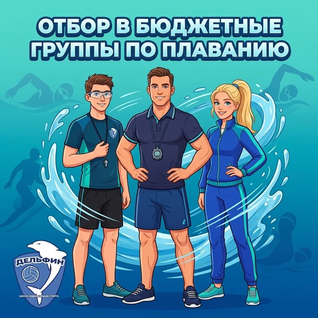 🔥 Отбор детей 2019 года рождения в группы по плаванию открыт!