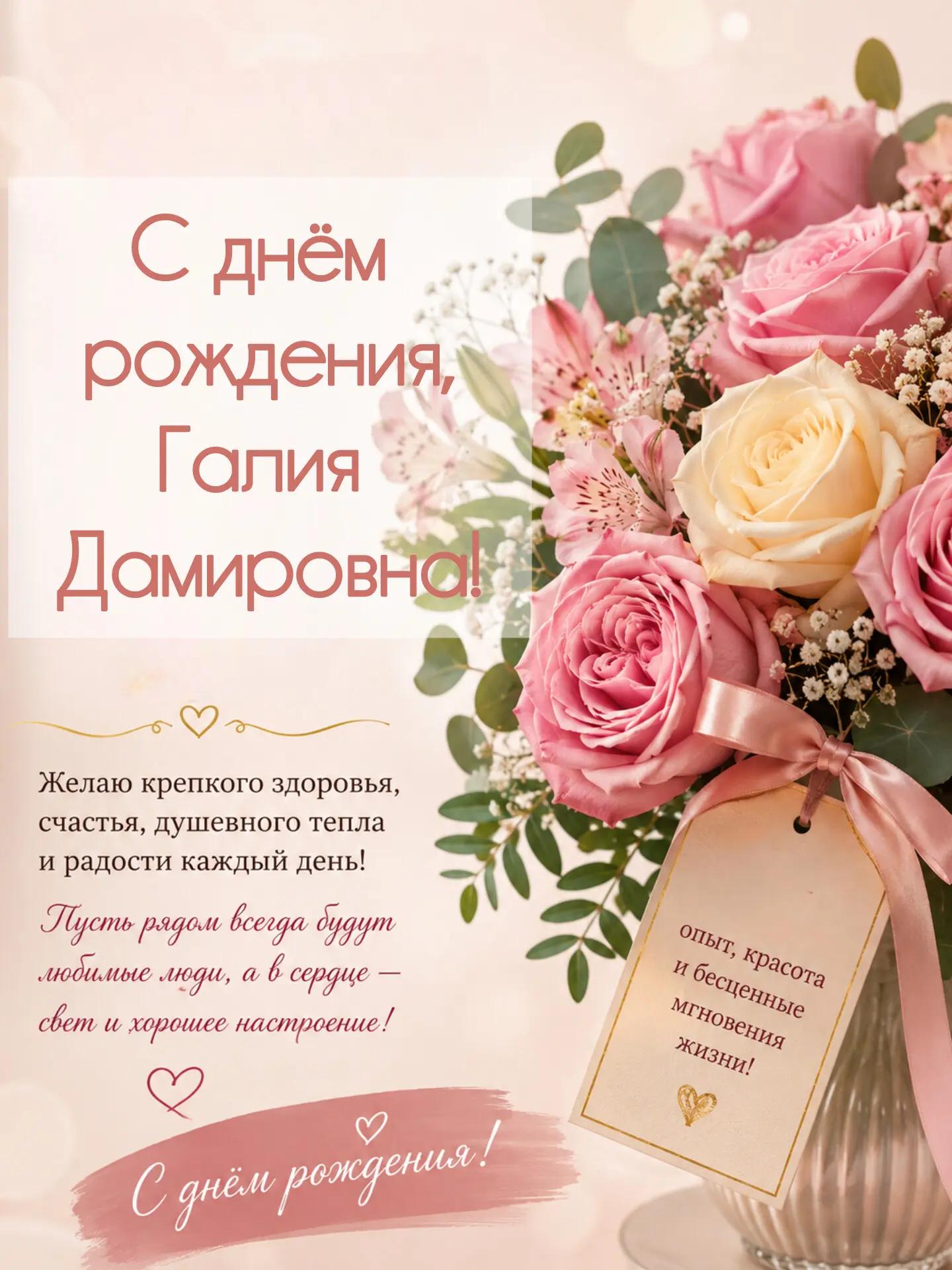🌷 С днём рождения, Галия Дамировна! 🌷