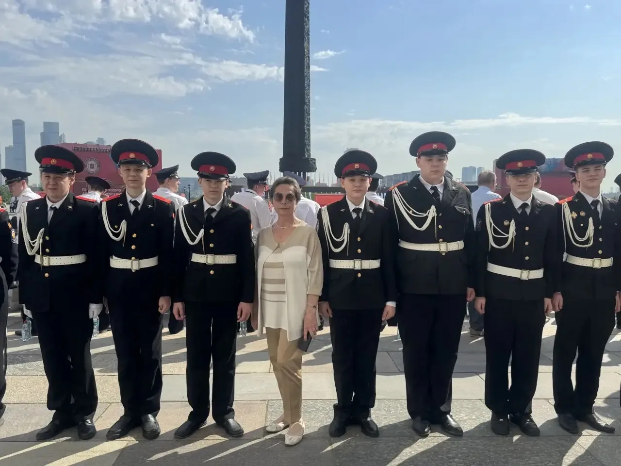 🌟ПАРАД КАДЕТ  🗓️Сегодня, 20 мая, наши ребята приняли участие в традиционном Параде кадет «Не прервет