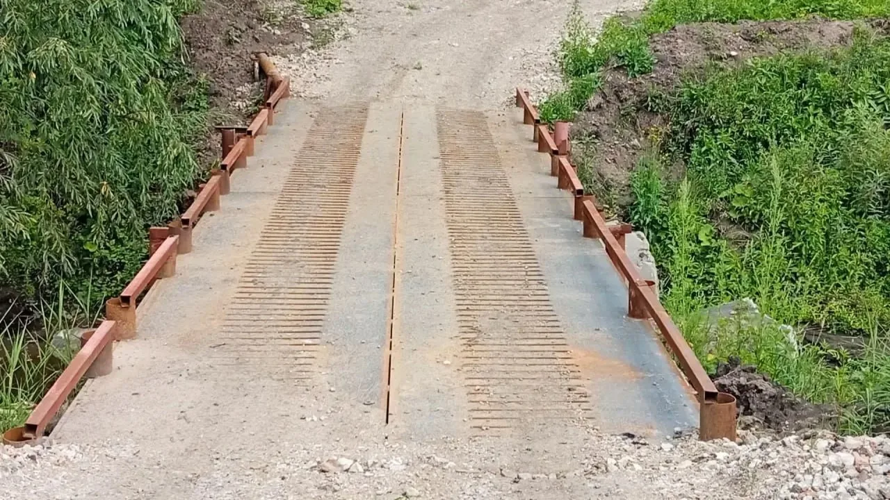🚧В Васильевке восстановили разрушенный паводком мост