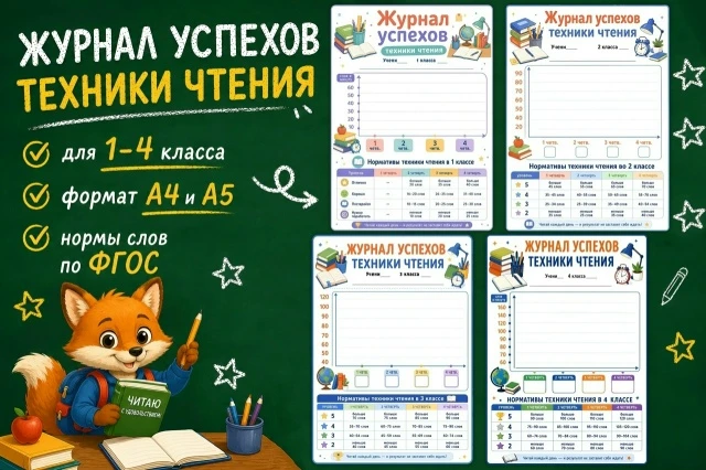 Журнал успехов техники чтения 

Автор

❤️ = СПАСИБО за наши полезные находки!
 С Началка В.С.  подго
