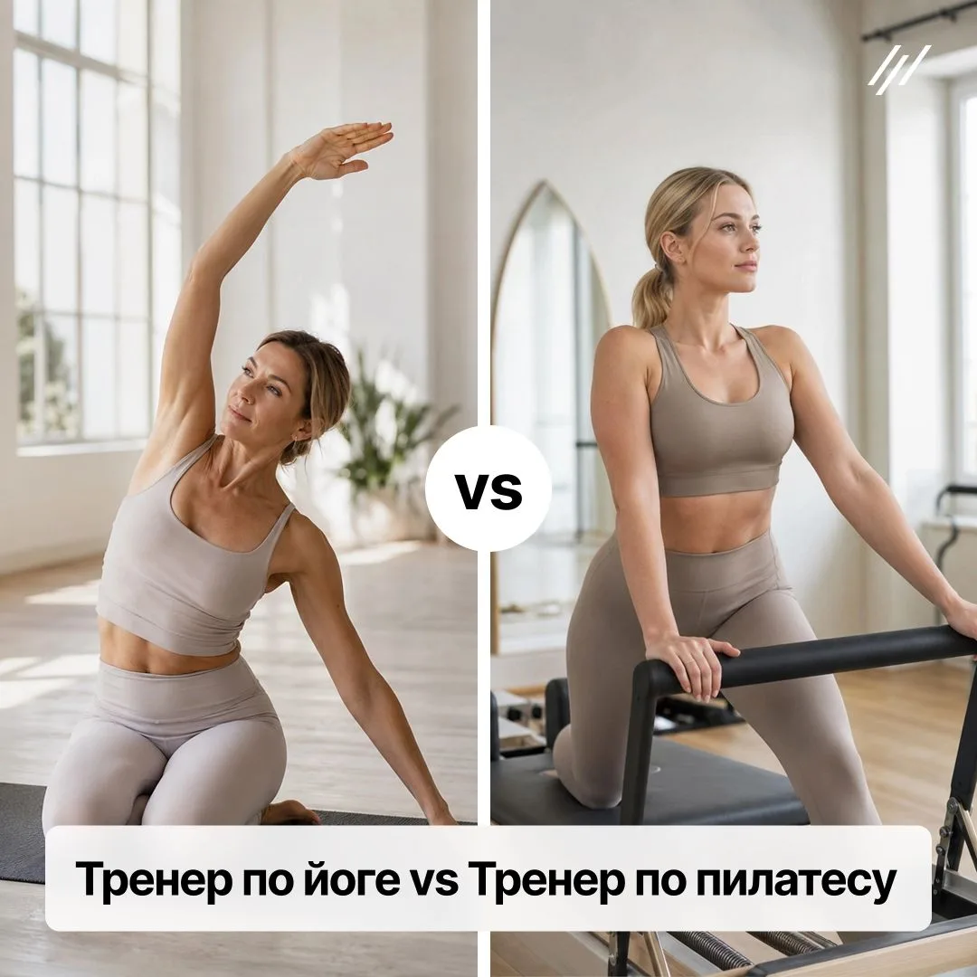 🔥Тренер по йоге vs Тренер по пилатесу