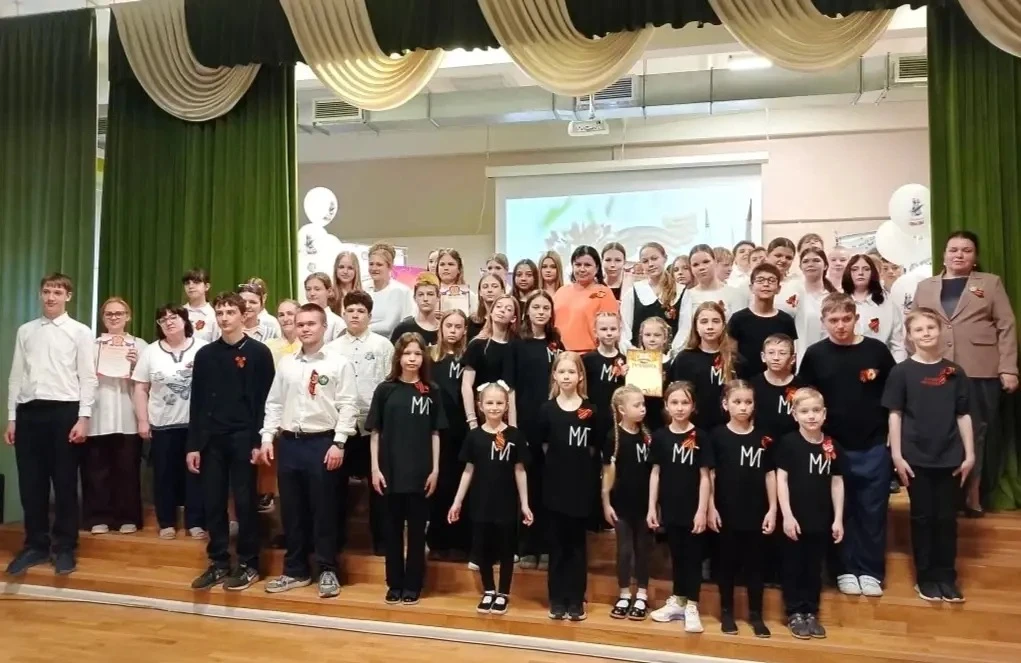 🎤 В рамках патриотической акции «Голос Победы», приуроченной к празднованию Дня Великой Победы, учащ