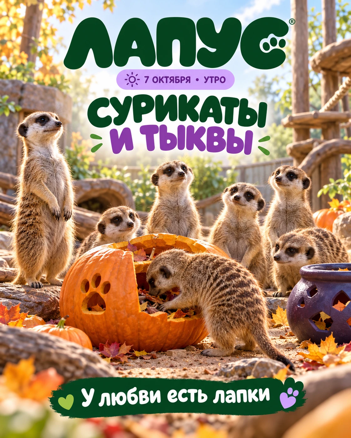 🎃 **Сурикатам подарили тыквы. Проверка началась немедленно**