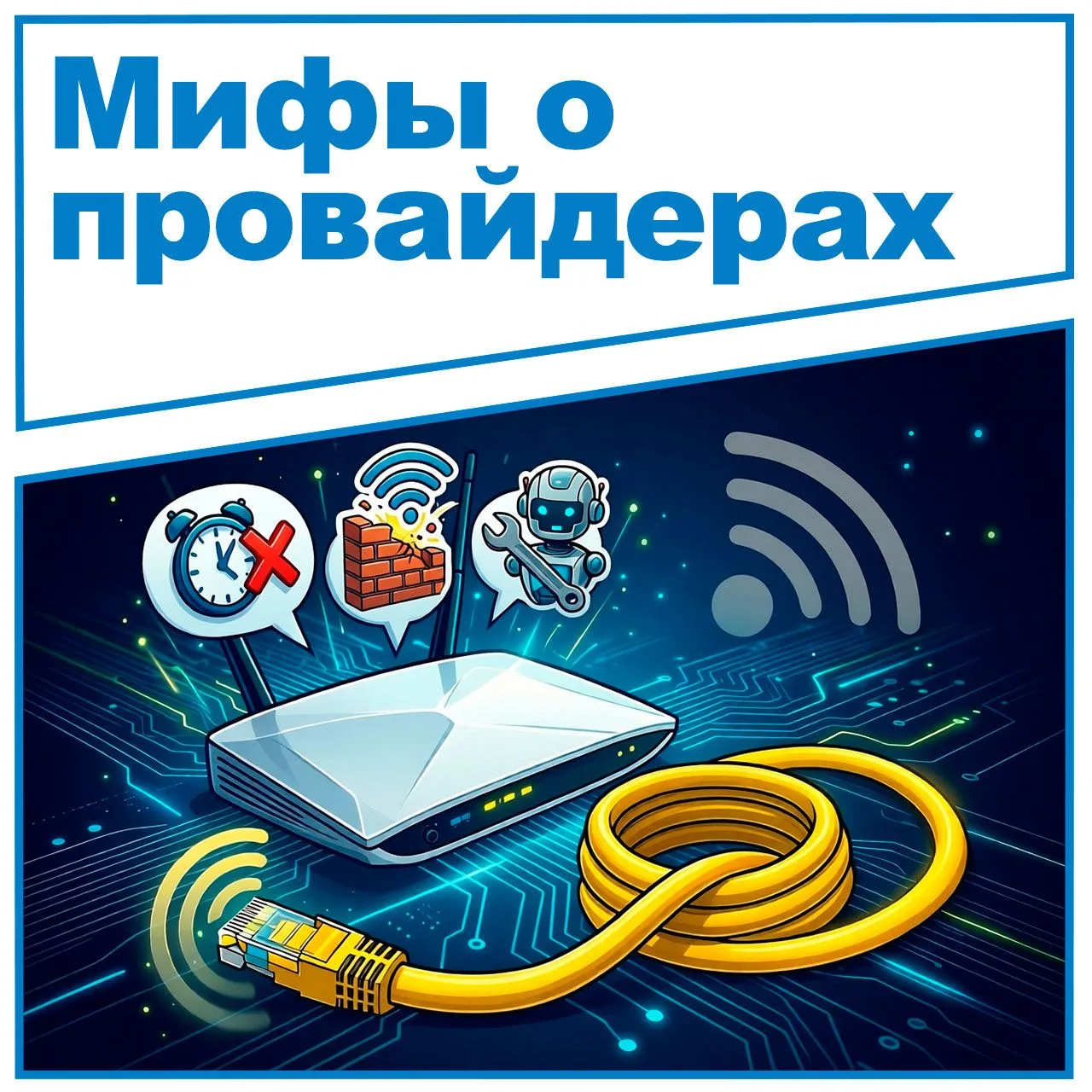 Заблуждения о провайдерах, в которые стыдно верить в 2026 году! 🧐 Разрушаем мифы: