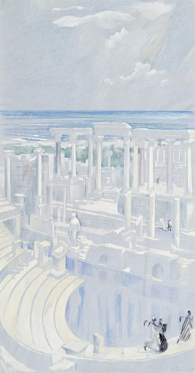 #утренняя_картина 

Ника Гольц (Россия, 1925-2012) 
Античный город у моря (1967)

#ЦитатаДня

«Вы ду