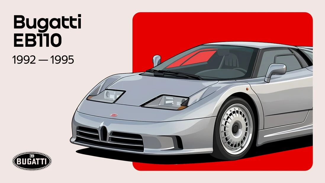Опередивший время, не спасший марку. История Bugatti EB110