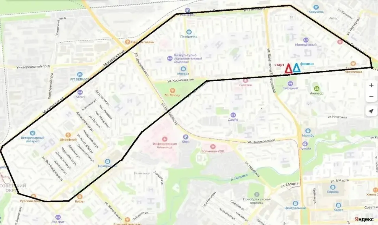🚧 Завтра в центре Липецка временно ограничат движение