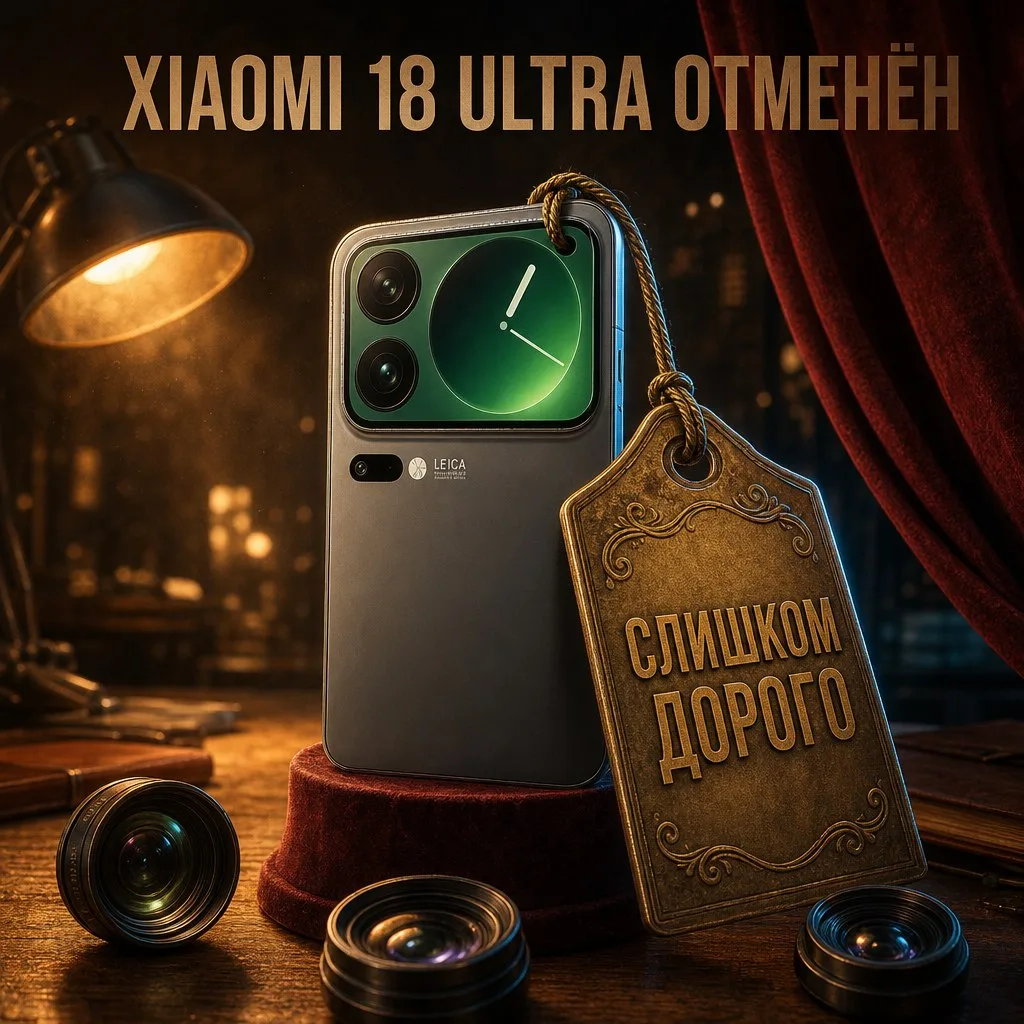 Xiaomi отменяет 18 Ultra из-за высокой цены
