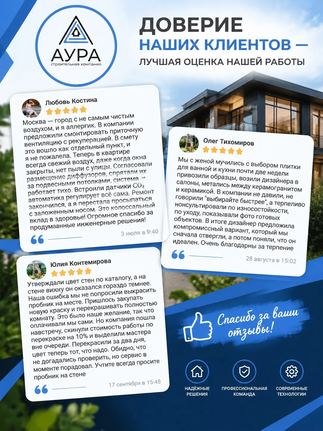 Спасибо за Ваши отзывы!