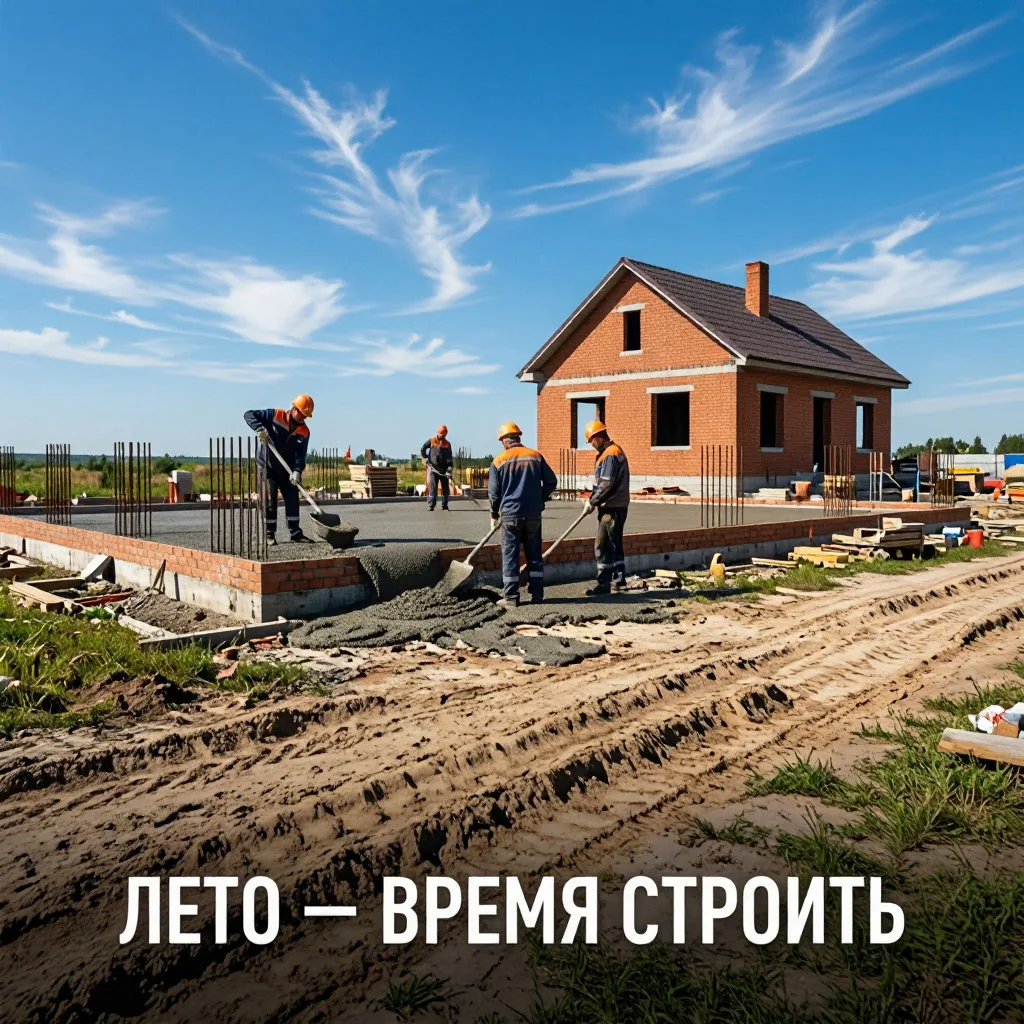 ☀️ Лето — время строить. Начинаем сезон с новыми силами!

Лето — это не только отпуск и шашлыки. Это