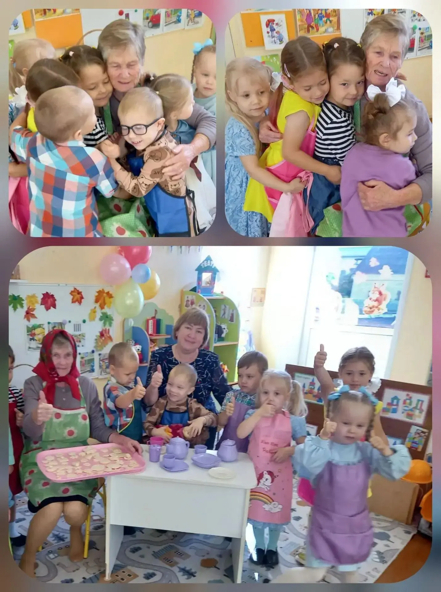 У ребят группы «Солнышки» — гостья! ☀️ Накануне Дня пожилого человека к малышам пришла ...