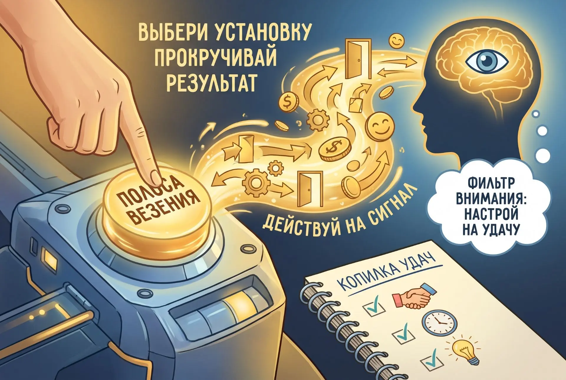Если «полоса везения» включалась бы по кнопке — вы бы нажали? 🛎️