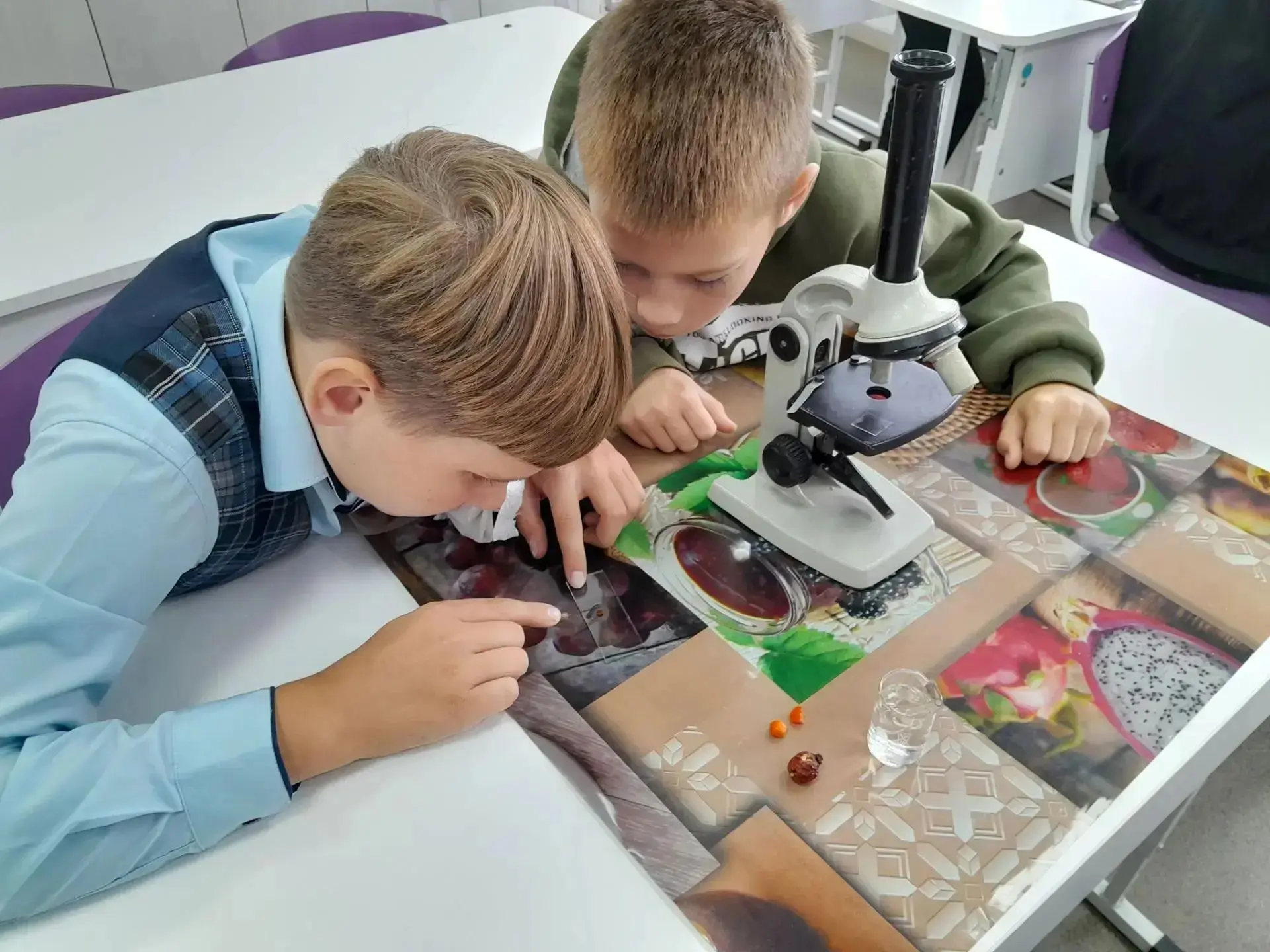 🔬 «Изучаем микромир» — занятие в Точке роста!