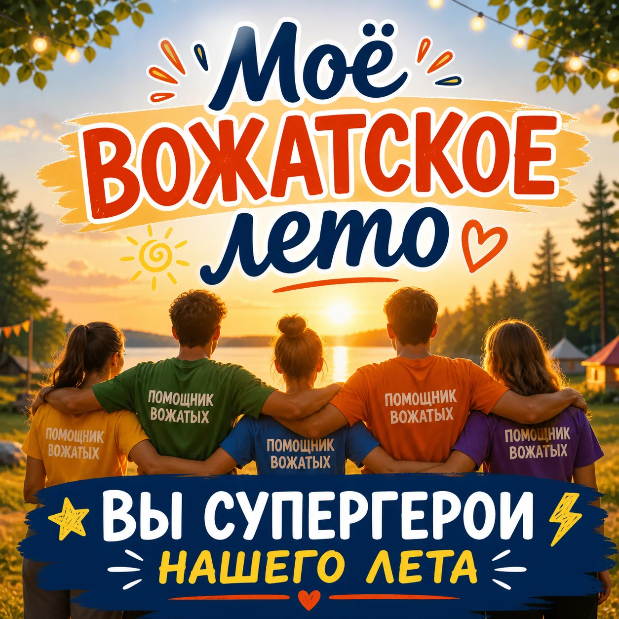 Помощники вожатых — это и правда «Супергерои лета»!