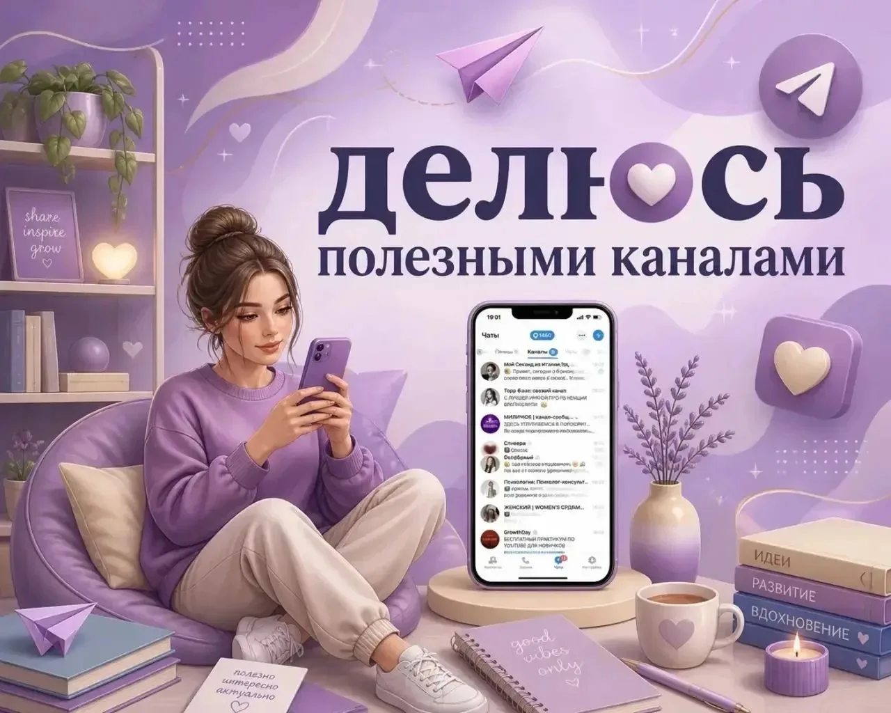 💎 Сэкономили твое время и отобрали лучшее: проверенный контент, вдохновение и польза н...