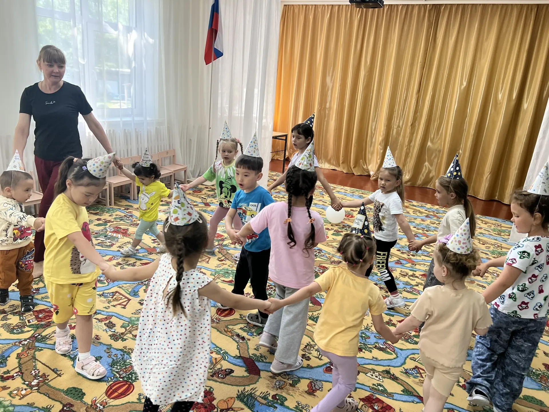 🎂🎉🎈Сегодня мы отпраздновали день рождения нашего воспитанника Аяна. Ребята поздравил...