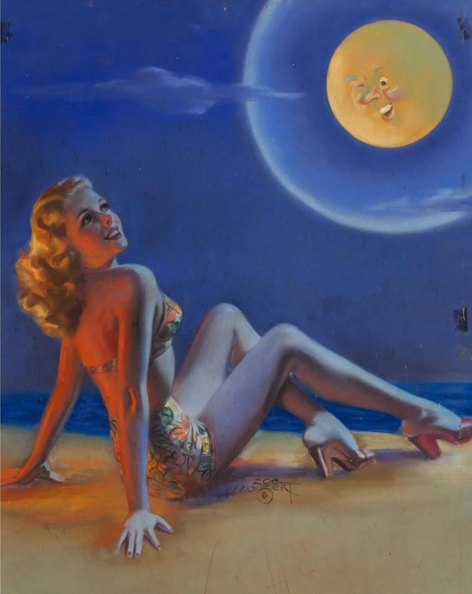 Зои Мозерт (американская художница, 1904-1993). Красота в ночи.