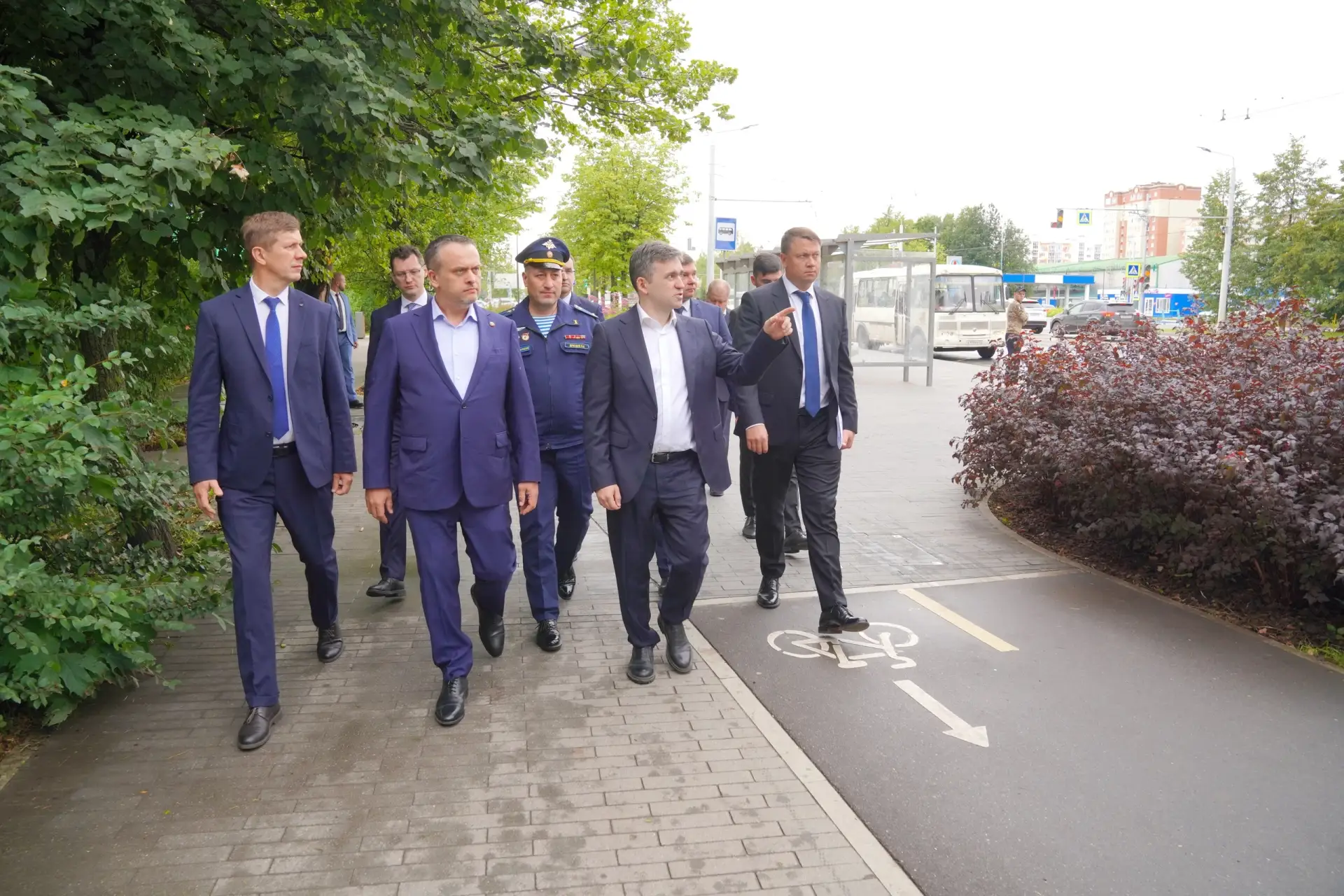 В Иванове продолжают реконструкцию главной въездной магистрали – ул. Лежневской