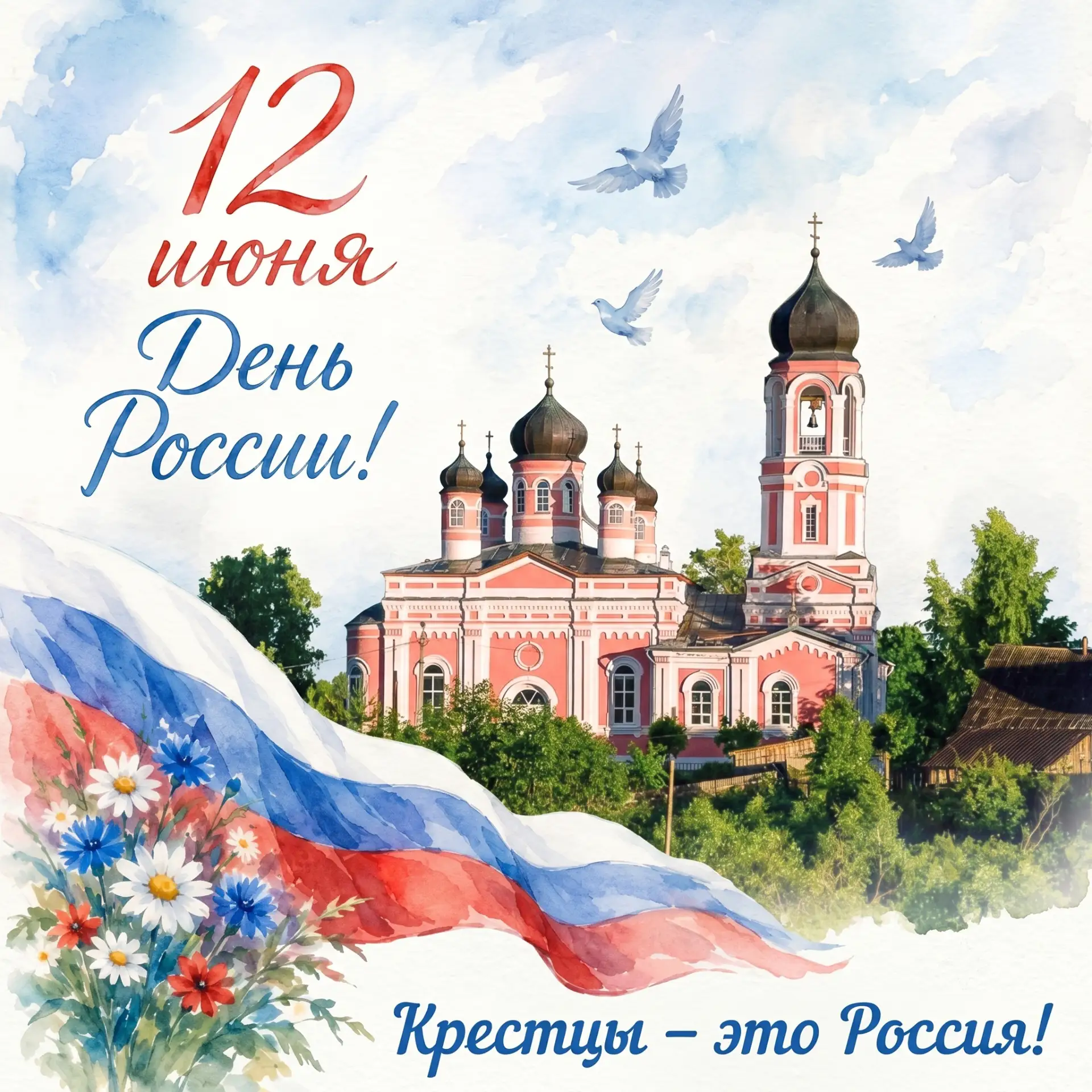 🇷🇺 Уважаемые жители и гости Крестецкого округа! 🇷🇺 

От души поздравляем вас с Днём России, кото