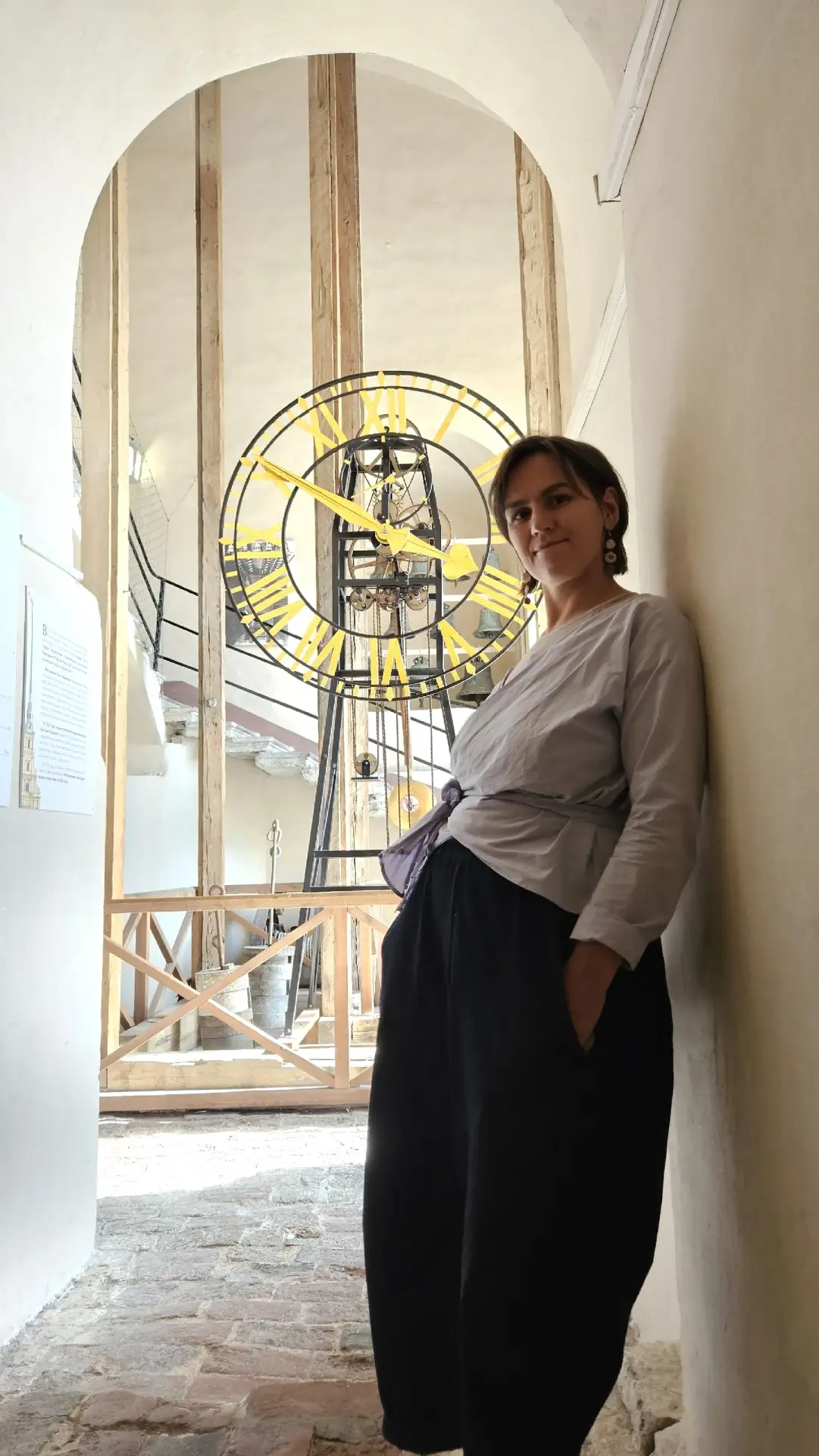 Поднялись на колокольню Петропавловской крепости в эту субботу.