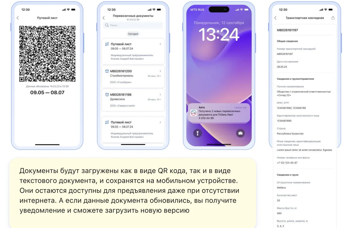 Электронные перевозочные документы в мобильном приложении «Госуслуги Авто»  Предоставить электронные