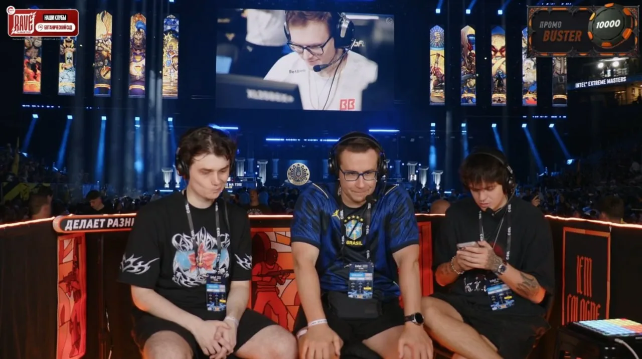 😳 Buster проводит свой последний каст турнира IEM Cologne Major 2026 прямо на арене в ...