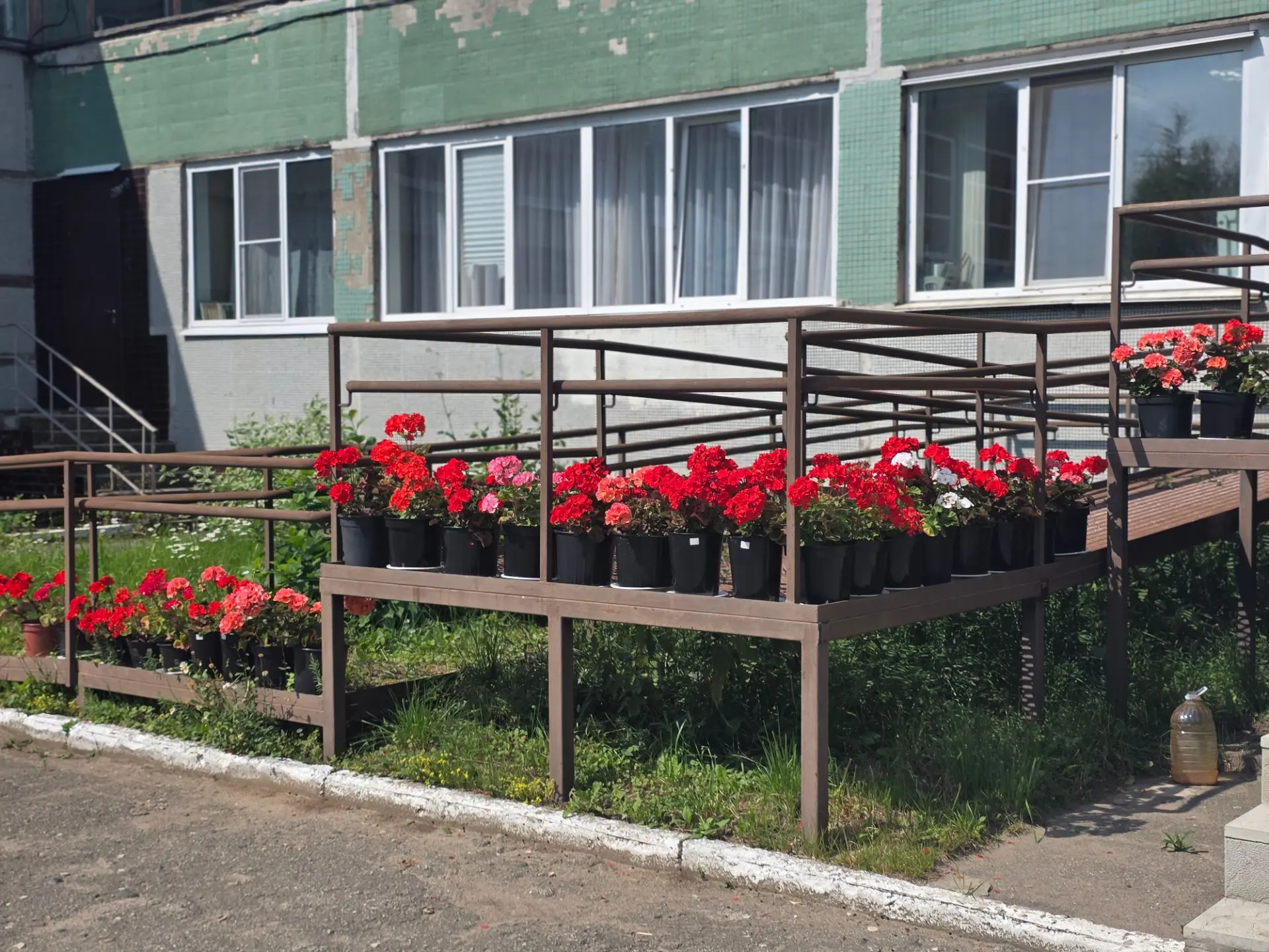 Готовим школу к новому учебному году не только изнутри, но и снаружи. 
И здесь у нас есть настоящий 