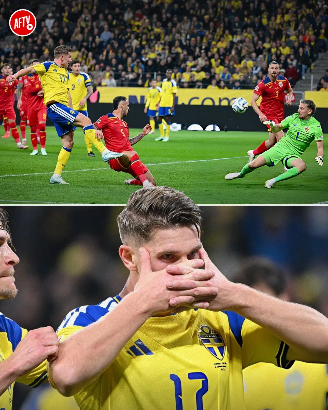 Виктор Дьёкереш отличился голом за сборную Швеции ⚽️