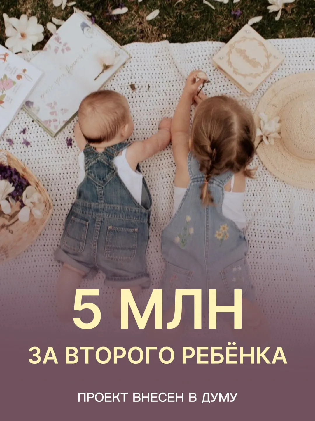 5 млн за второго ребенка! Как думаете, есть реальный шанс, что одобрят?