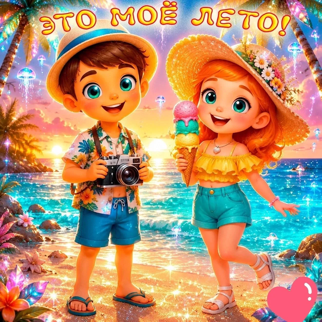 📸🤸‍♂️🥳 Друзья! Лето — это не просто сезон, это целый фильм! 🎬 И мы хотим, чтобы главные роли в н