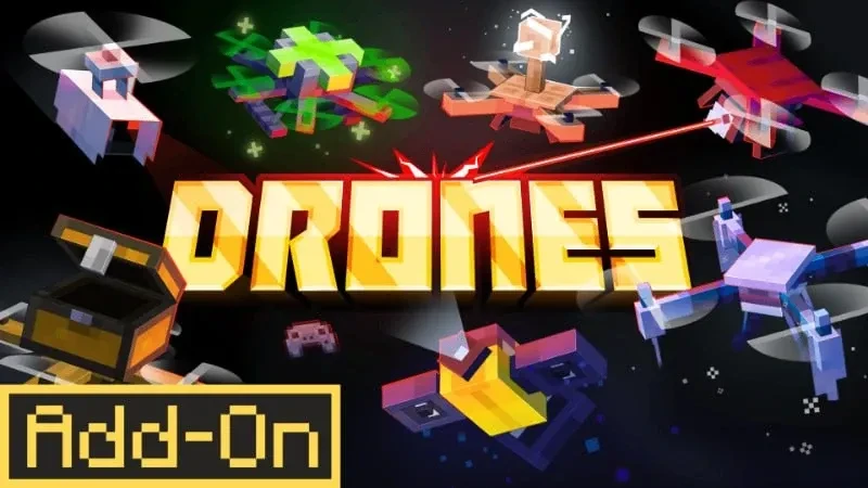 Аддон Drones 1.0 🍩