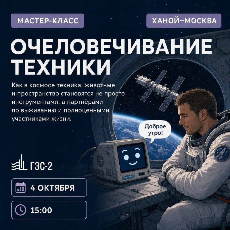 🚀 Что общего у космической станции и живого существа? Узнаете на лекции!