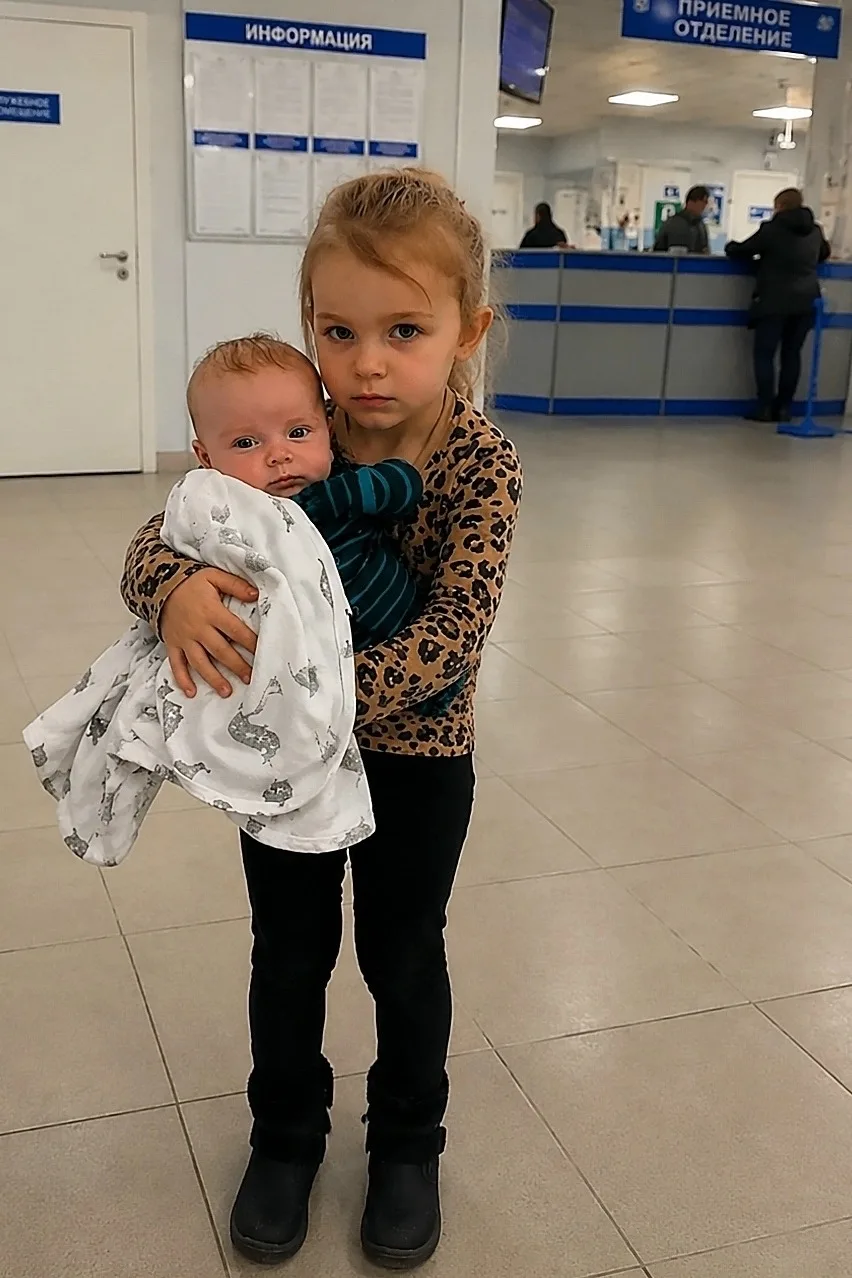 Десятилетняя девочка одна пришла в больницу с младенцем на руках и сказала врачам, что ...