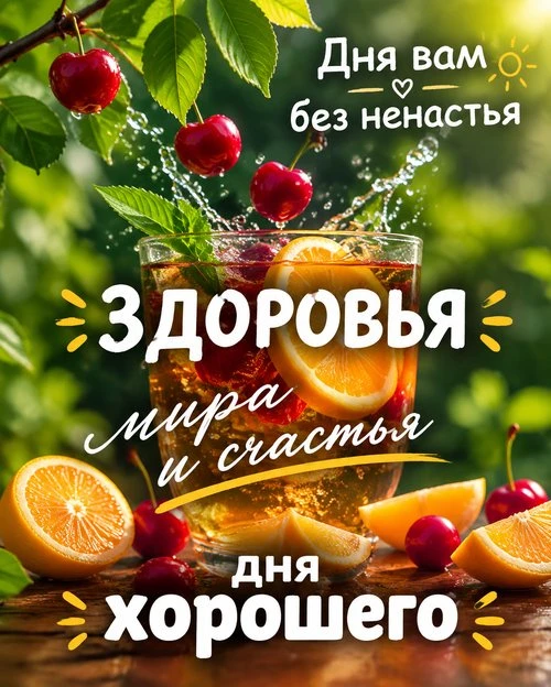 Доброе утро! Пусть этот день начнётся с ярких красок и приятных моментов. Хорошего наст...