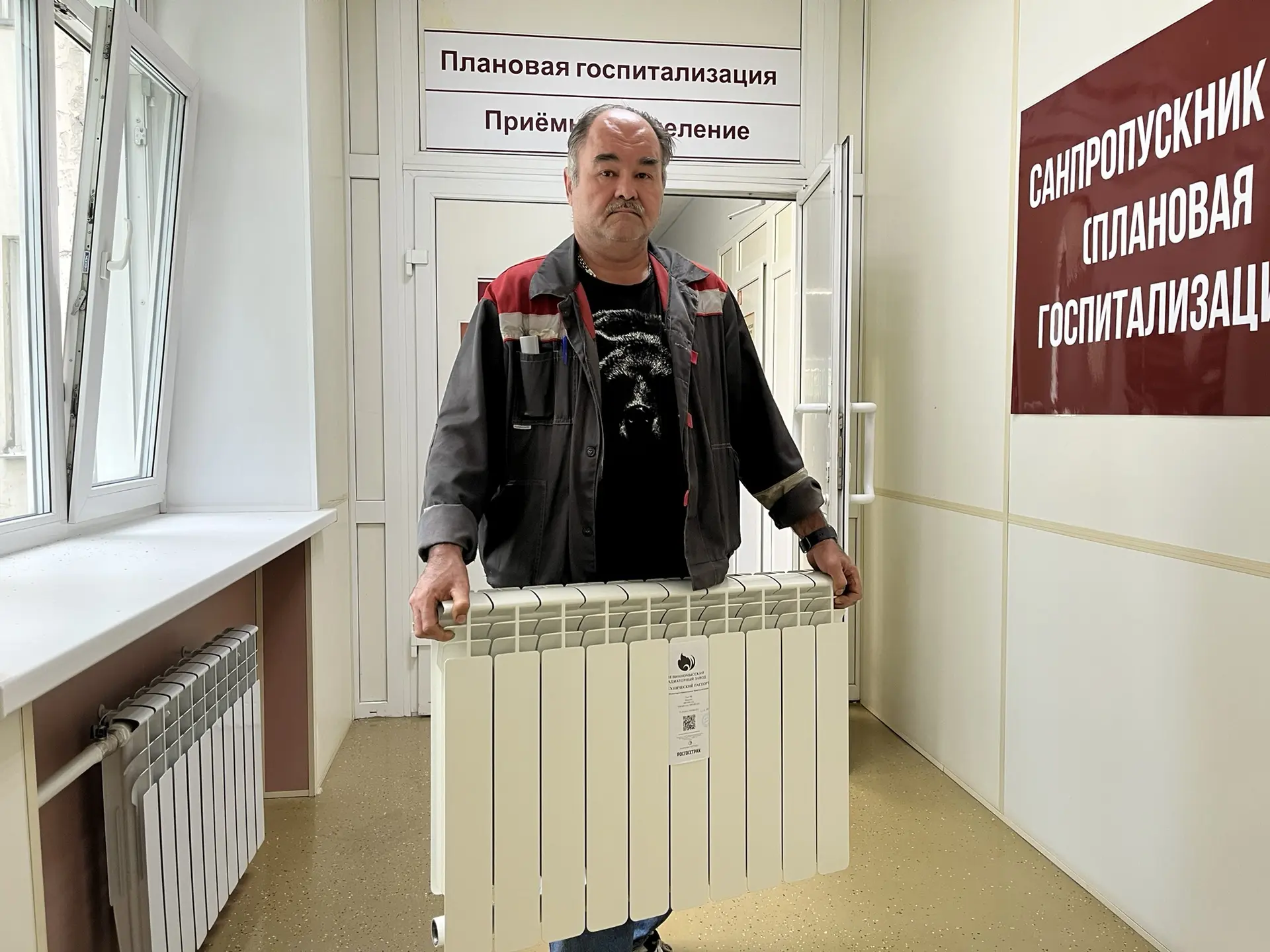 "Жаркая" пора у службы санитарно-технических систем и вентиляции Первой больницы.