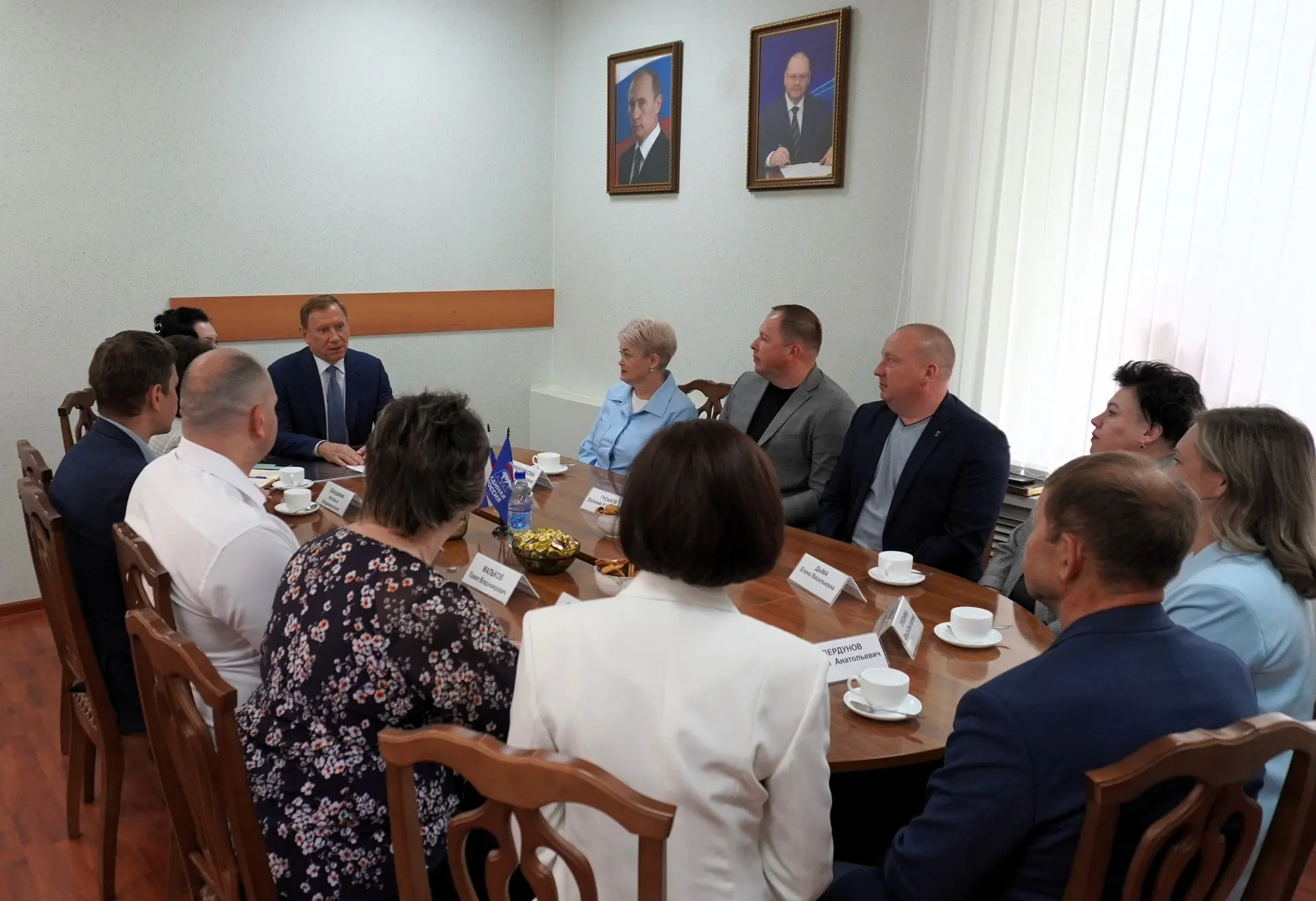 ✅Бессоновский район с рабочим визитом посетил депутат Государственной Думы РФ, член фра...