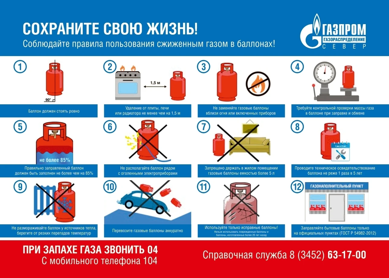 ❗ Специалисты газовой службы напоминают о соблюдении простых, но жизненно необходимых п...