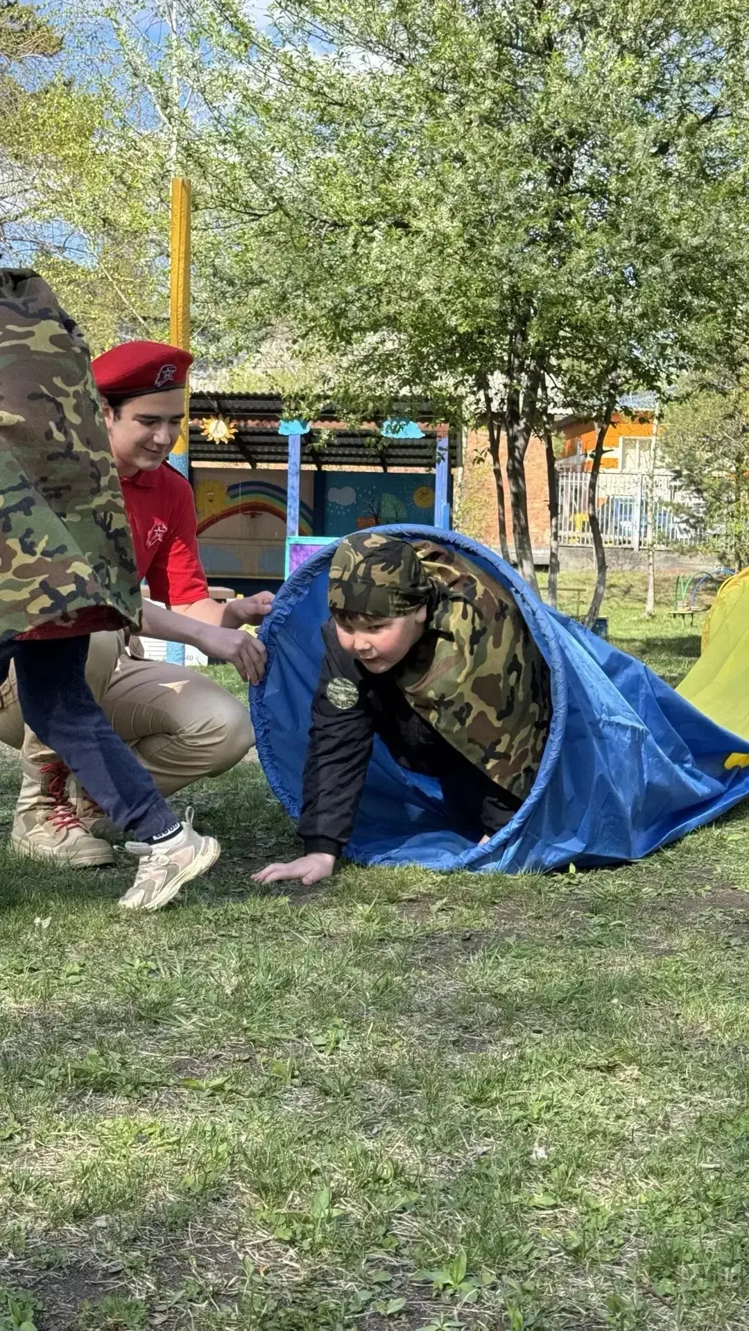 Сегодня ребята группы Вишенка приняли участие в военно-спортивной игре Зарничка. Игра п...
