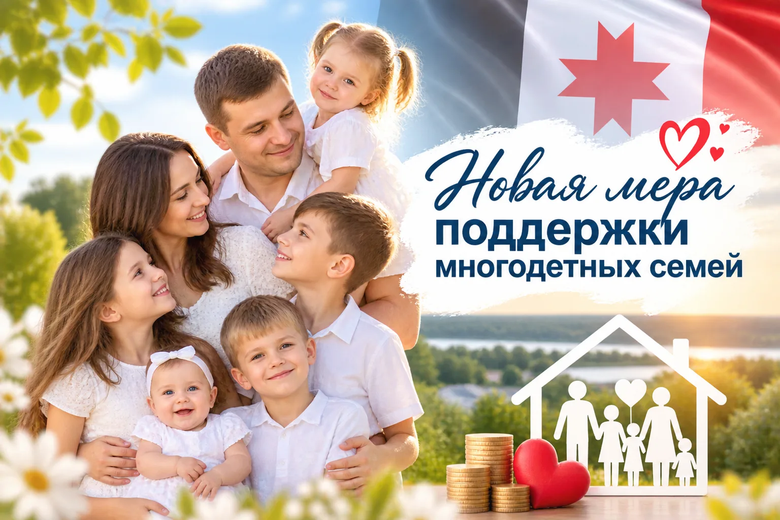 Новая мера поддержки многодетных семей👇