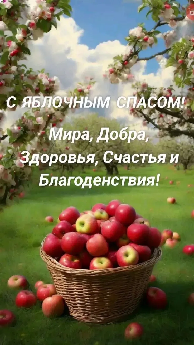 С Яблочным Спасом, друзья! 🍎☀️
