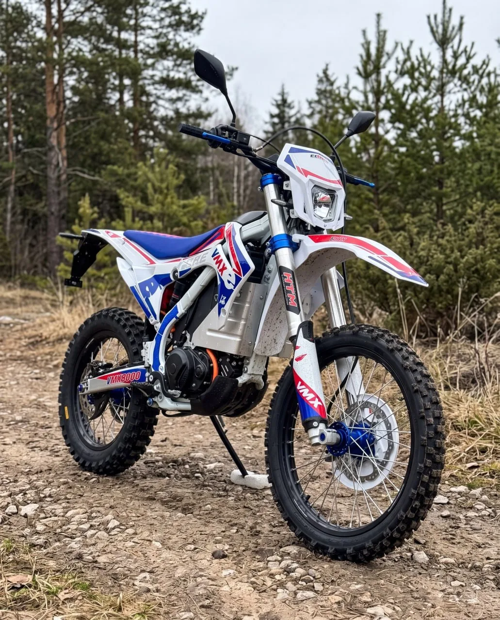 🔥 Мощный вариант среди электроэндуро — Veli VMX8000

Эта модель подойдёт опытным райдерам и тем, кт