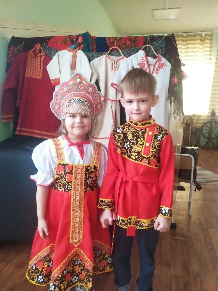 этой неделе, посвящённой  национальной одежде народов России🇷🇺, дети подготовительной группы  №32 ОЦ