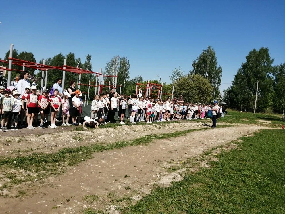 18 мая воспитанники подготовительной группы детского сада приняли участие в весеннем кроссе «Путь че